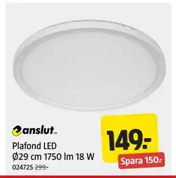 Jula Plafond LED Ø29 cm 1750 lm 18 W, SEK 149 erbjuda