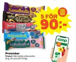 Stora Coop Proteinbar, SEK 90 erbjuda