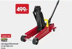 Jula Lätt lågprofildomkraft 2 t 85-380 mm, SEK 499 erbjuda