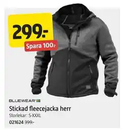 Jula Stickad fleecejacka herr, SEK 299 erbjuda