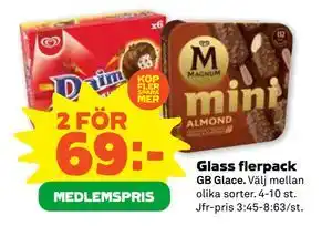 Stora Coop Glass flerpack, Medlemspris erbjuda