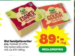 Stora Coop Ost familjefavoriter, Medlemspris erbjuda
