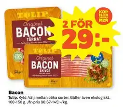 Stora Coop Bacon, SEK 29 erbjuda