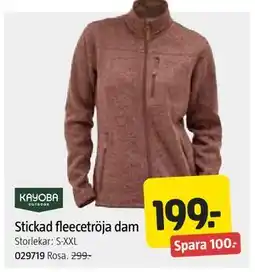 Jula Stickad fleecetröja dam, SEK 199 erbjuda