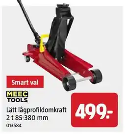 Jula Lätt lågprofildomkraft 2 t 85-380 mm, SEK 499 erbjuda