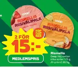 Stora Coop Rismellis, Medlemspris erbjuda
