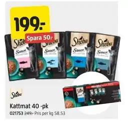 Jula Kattmat 40 -pk, SEK 199 erbjuda