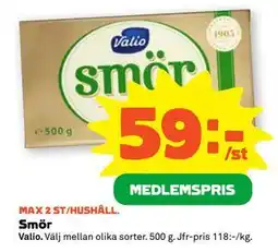 Stora Coop Smör, Medlemspris erbjuda