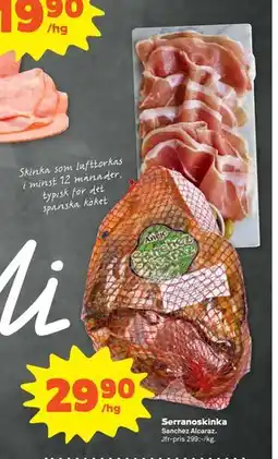 Stora Coop Serranoskinka, SEK 29.9 erbjuda