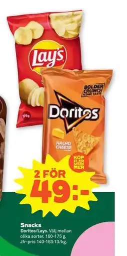 Stora Coop Snacks, SEK 49 erbjuda