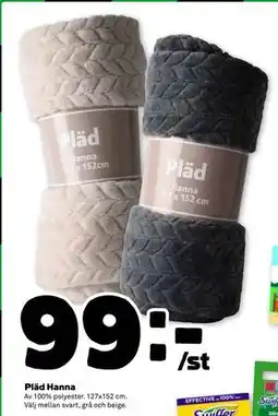 Stora Coop Pläd Hanna, SEK 99 erbjuda