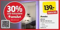 Jula LED-list 185 lm 5 W 30 cm, SEK 139 erbjuda