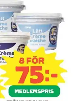 Coop COOP Crème fraiche erbjuda