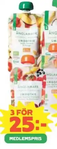 Coop ÄNGLAMARK Klämmis smoothie erbjuda