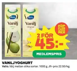 Coop VALIO Vaniljyoghurt erbjuda