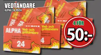 Extra Mjällby Stormarknad ALPHA Vedtändare erbjuda