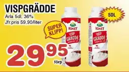 Nya Pulsen ARLA Vispgrädde erbjuda