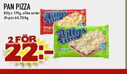 Matdax Billy's Pan pizza erbjuda