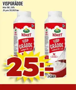 Matdax ARLA Vispgrädde erbjuda