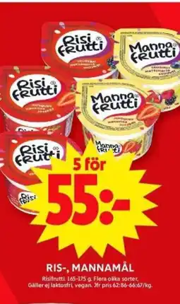 ICA Supermarket Risi Frutti Ris-, mannamål erbjuda