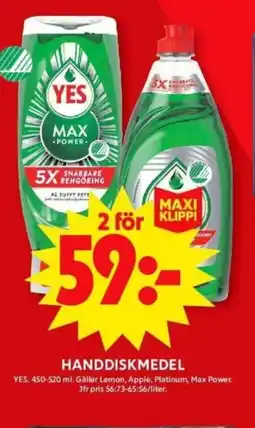 ICA Supermarket YES Handdiskmedel erbjuda