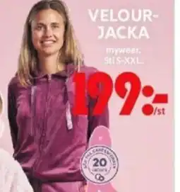 ICA Supermarket Velour- jacka erbjuda