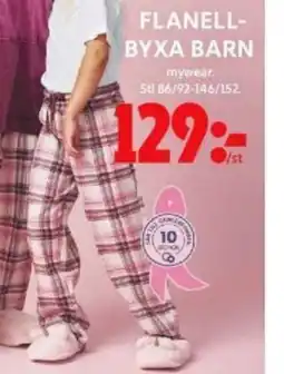 ICA Supermarket Flanell- byxa barn erbjuda