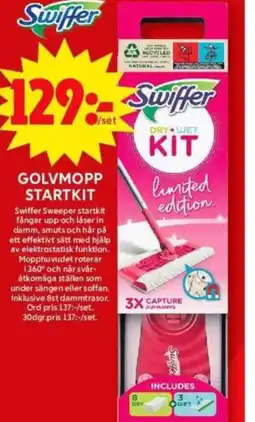 ICA Supermarket Swiffer Golvmopp startkit erbjuda
