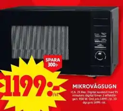 ICA Supermarket ICA Mikrovågsugn erbjuda