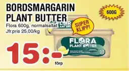 Nya Pulsen FLORA Bordsmargarin plant butter erbjuda