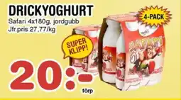 Nya Pulsen Safari Drickyoghurt erbjuda