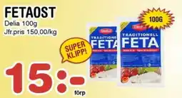 Nya Pulsen DELIA Fetaost erbjuda