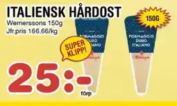 Nya Pulsen Wernerssons Italiensk hårdost erbjuda