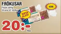 Nya Pulsen Fazer Frökusar erbjuda