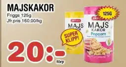 Nya Pulsen FRIGGS Majskakor erbjuda