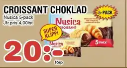 Nya Pulsen Nusica Croissant choklad erbjuda