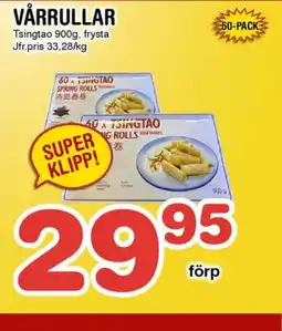 Nya Pulsen Tsingtao Vårrullar erbjuda