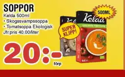 Nya Pulsen Kelda soppor erbjuda