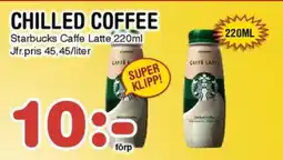 Nya Pulsen Starbucks Chilled coffee erbjuda