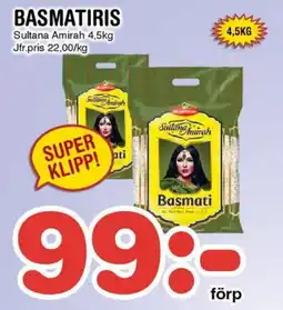 Nya Pulsen Sultana Amirah Basmatiris erbjuda