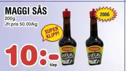 Nya Pulsen Maggi sås erbjuda