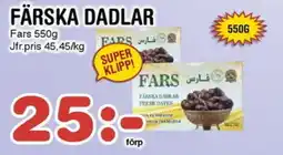 Nya Pulsen Färska dadlar erbjuda