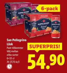 Lidl San Pellegrino Läsk, SEK 54.9 erbjuda