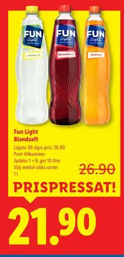 Lidl Fun Light Blandsaft, SEK 21.9 erbjuda