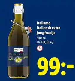 Lidl Italiamo Italiensk extra jungfruolja, SEK 99 erbjuda