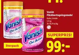 Lidl Vanish Fläckborttagningsmedel, SEK 99 erbjuda