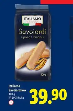 Lidl Italiamo Savoiardikex, SEK 39.9 erbjuda
