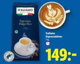 Lidl Italiamo Espressobönor, SEK 149 erbjuda