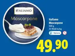 Lidl Italiamo Mascarpone, SEK 49.9 erbjuda