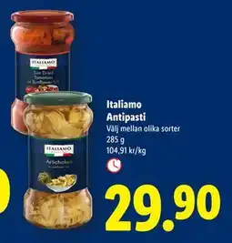 Lidl Italiamo Antipasti, SEK 29.9 erbjuda